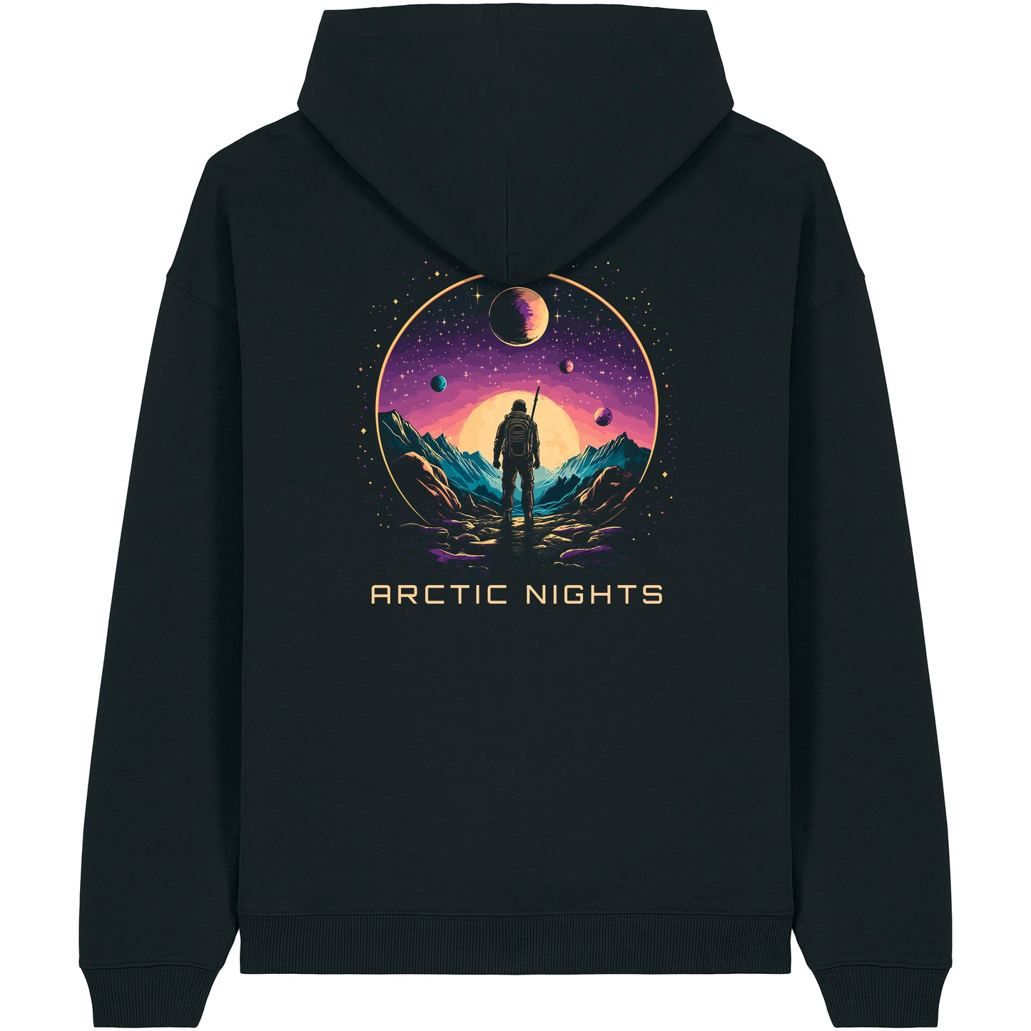 Oversized hoodie - Arctic nights