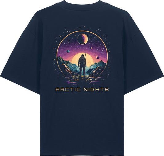 Oversized t-shirt heavy - Arctic nights