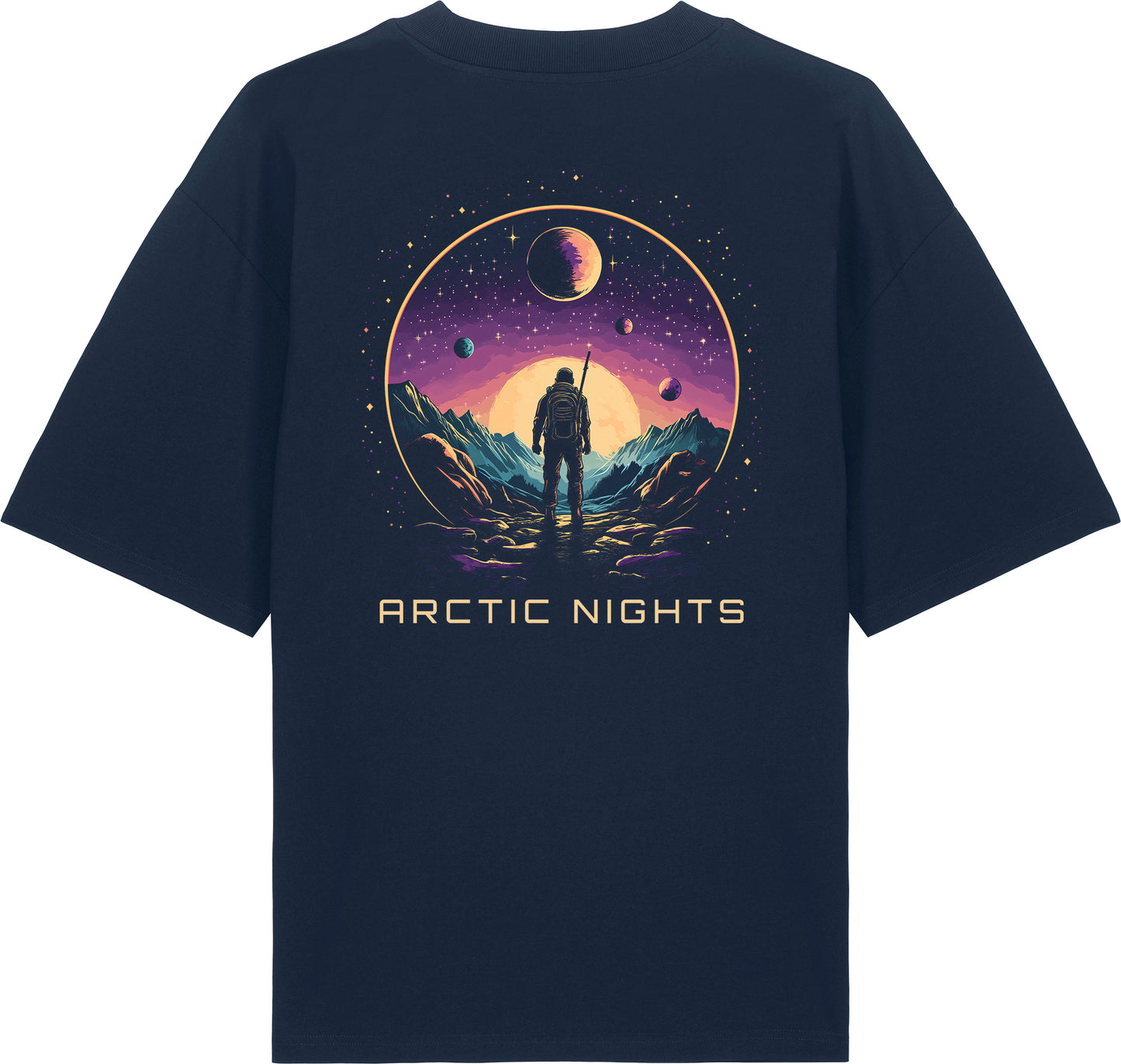Oversized t-shirt - Arctic nights