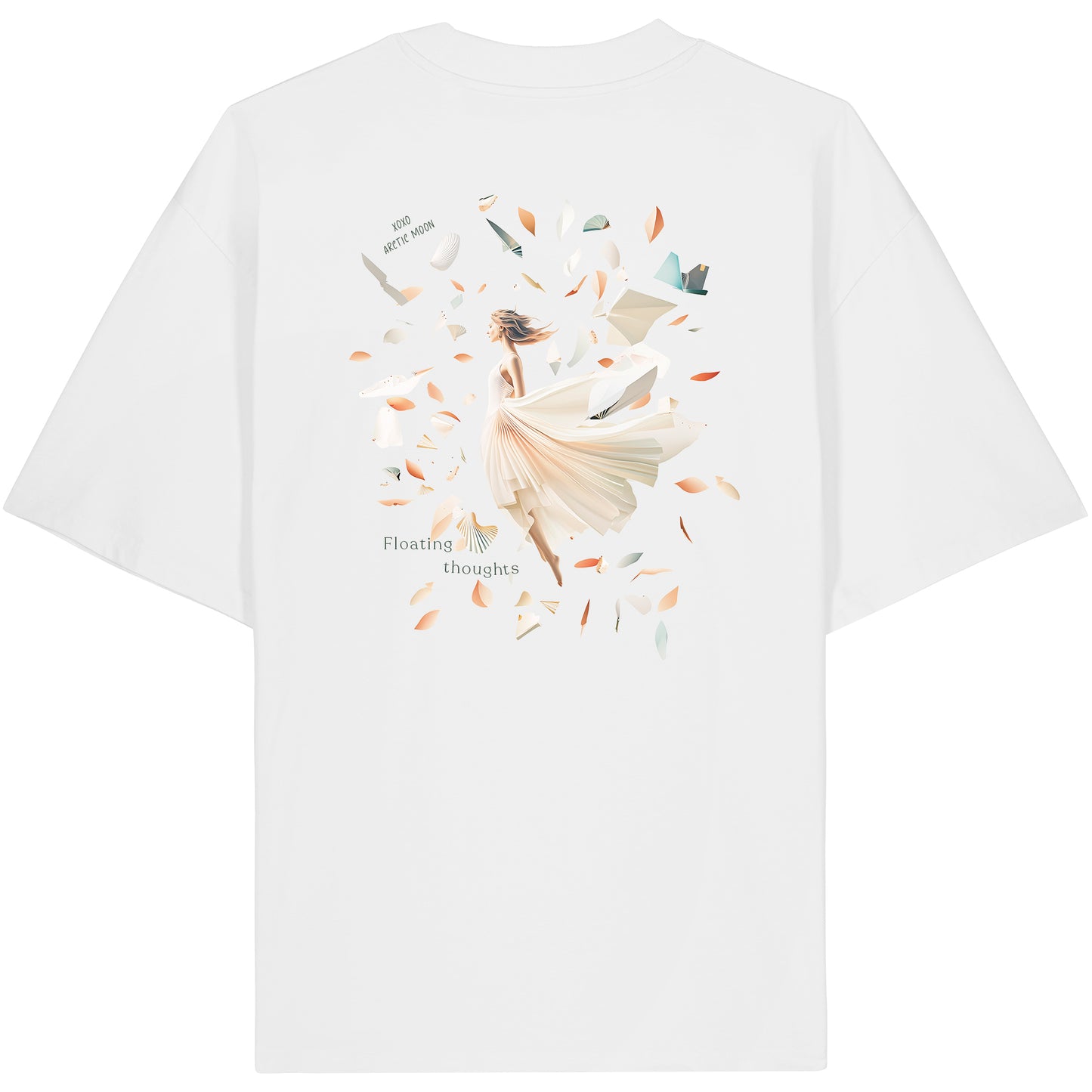 Oversized t-shirt heavy - Floating thoughts