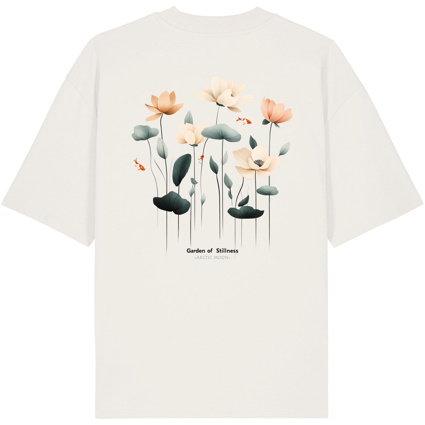 Oversized t-shirt - Garden of stillness