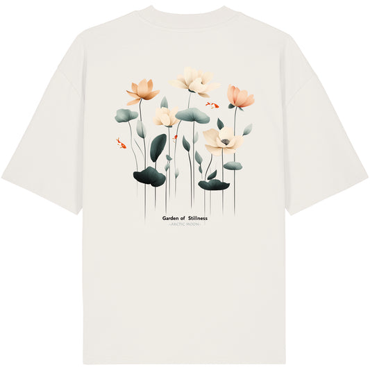 Oversized t-shirt - Garden of stillness