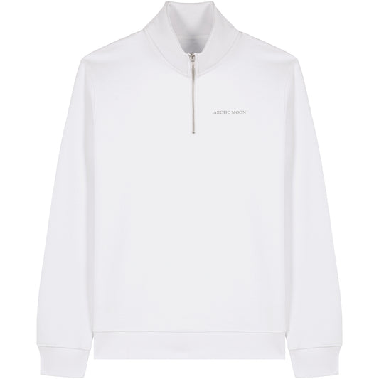 Half-zip sweater - White