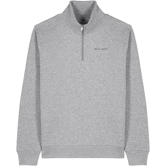 Half-zip sweater - Heather grey