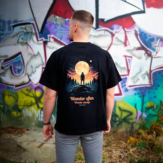 Oversized t-shirt heavy - Wander often