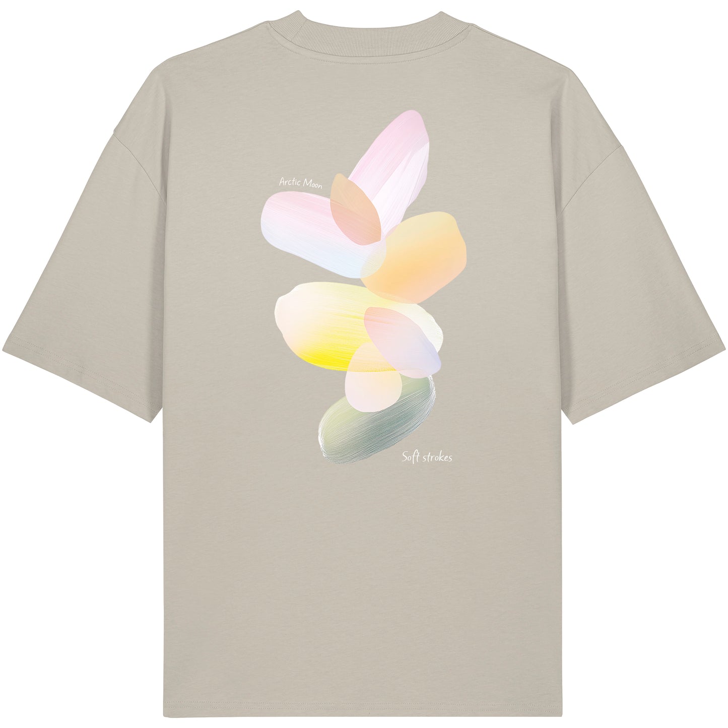 Oversized t-shirt - Soft strokes