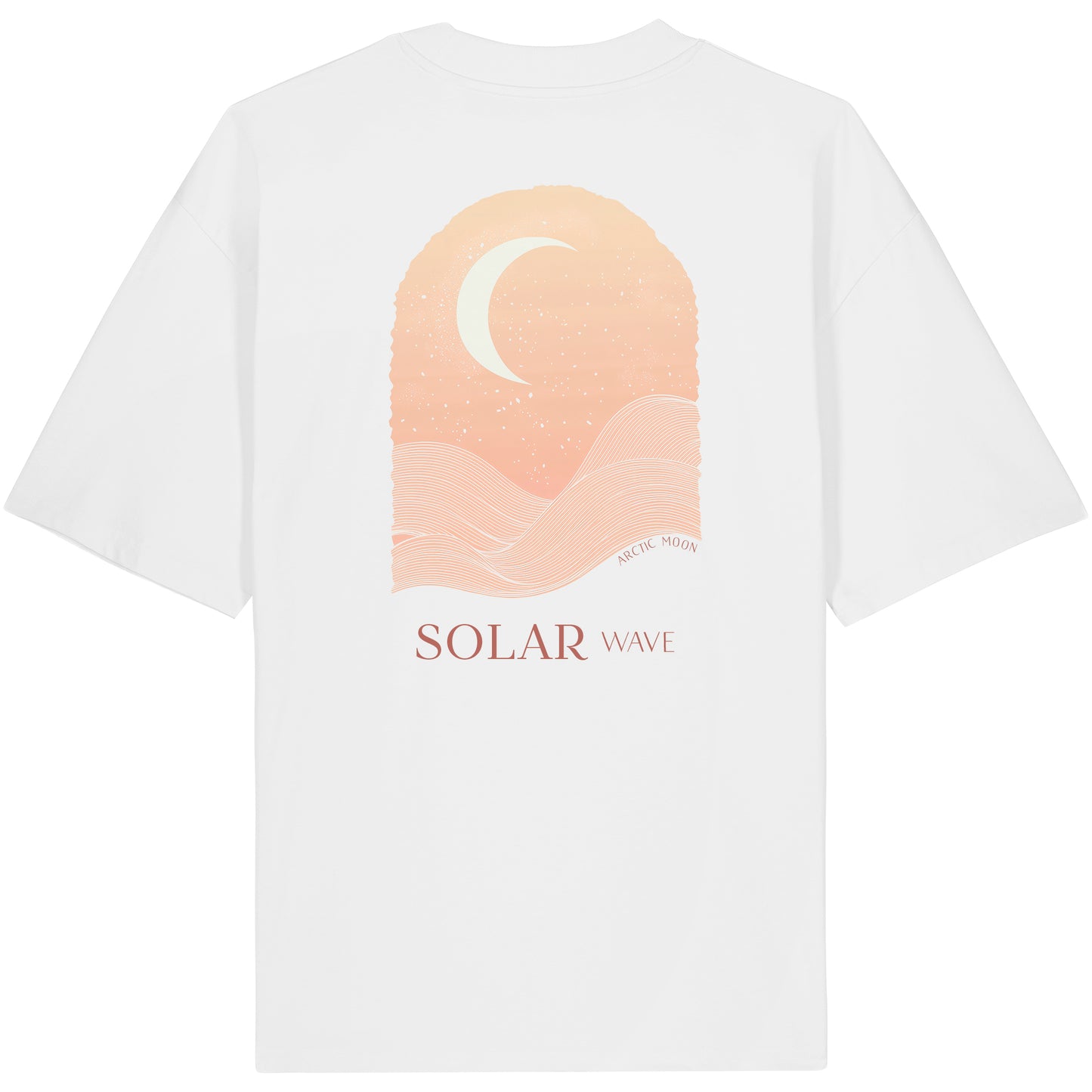 Oversized t-shirt - Solar wave
