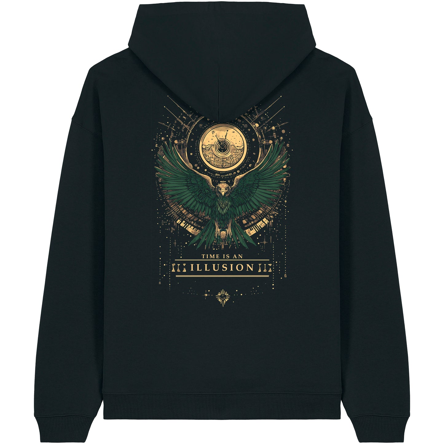 Oversized hoodie - Time is an illusion