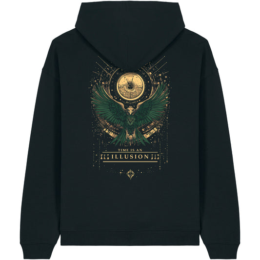 Oversized hoodie - Time is an illusion