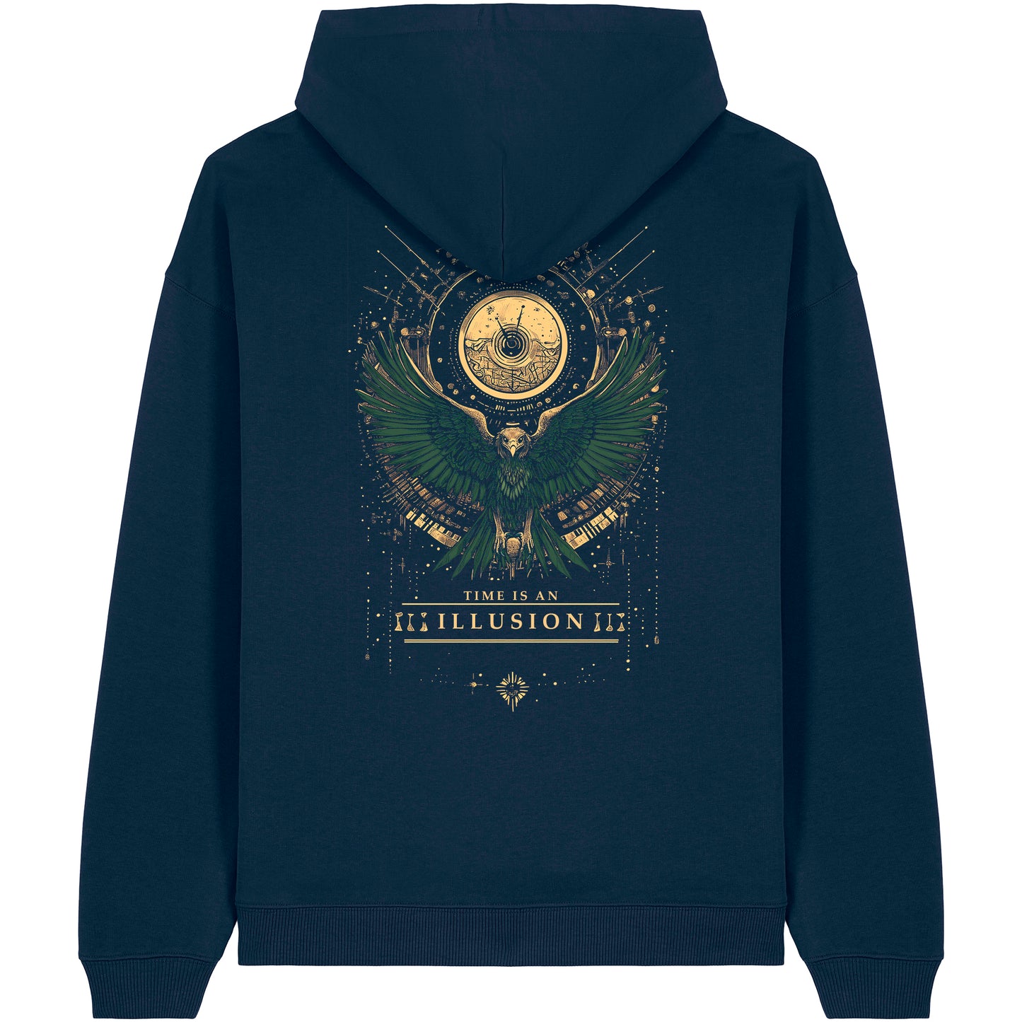 Oversized hoodie - Time is an illusion