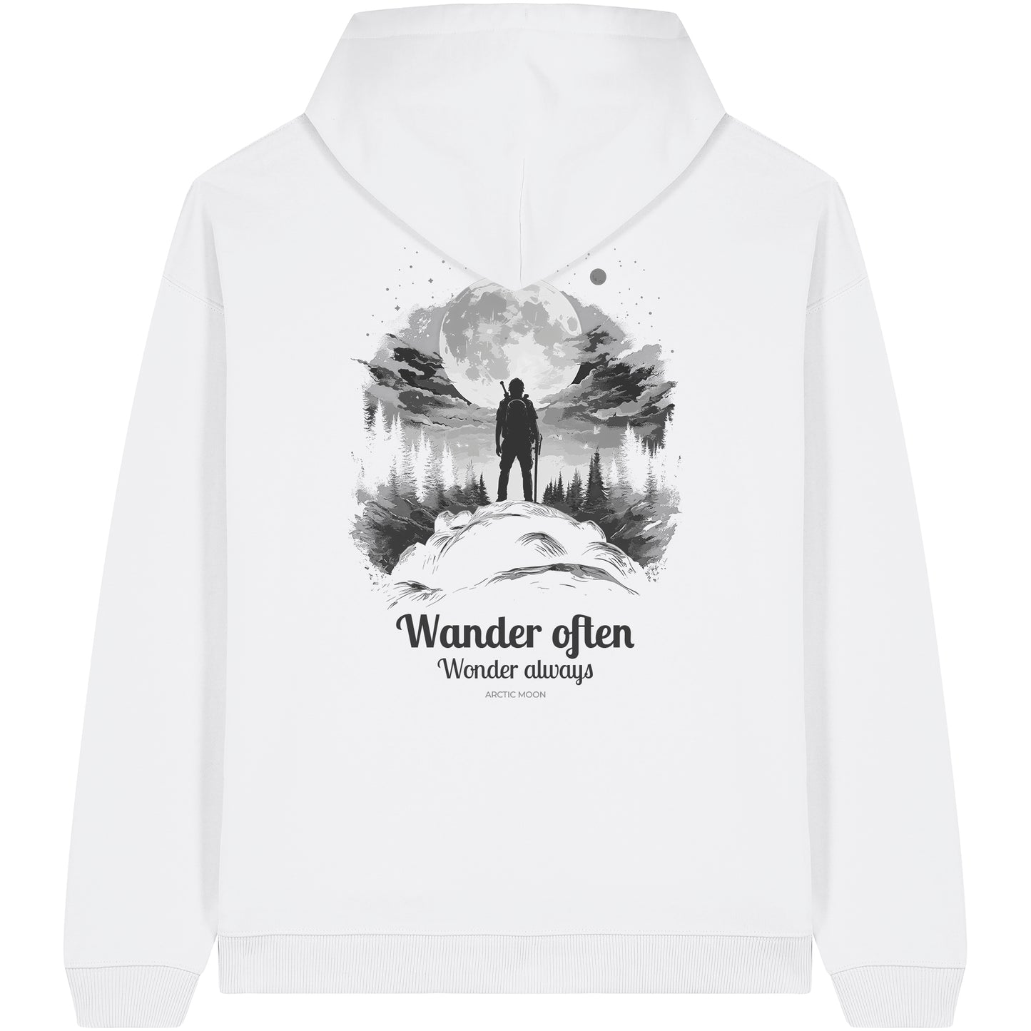 Oversized hoodie - Wander often