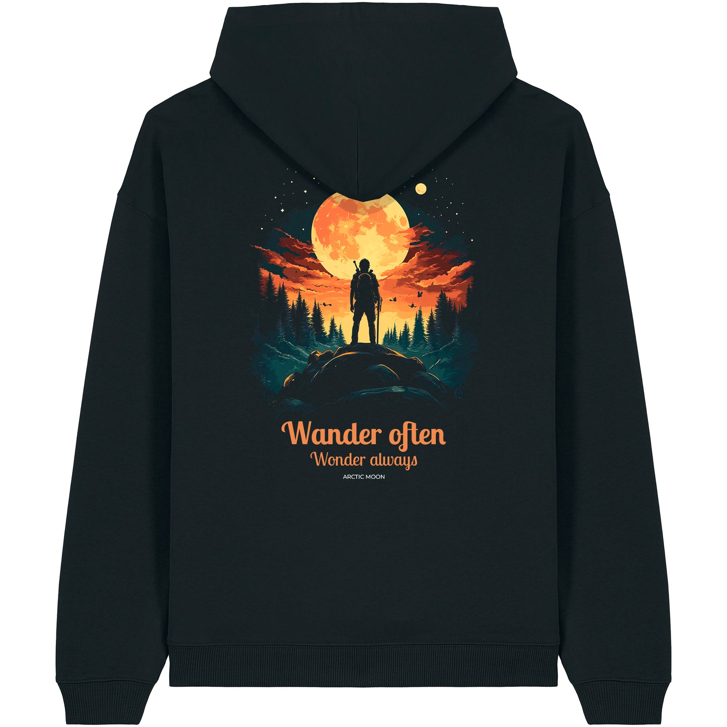 Oversized hoodie - Wander often