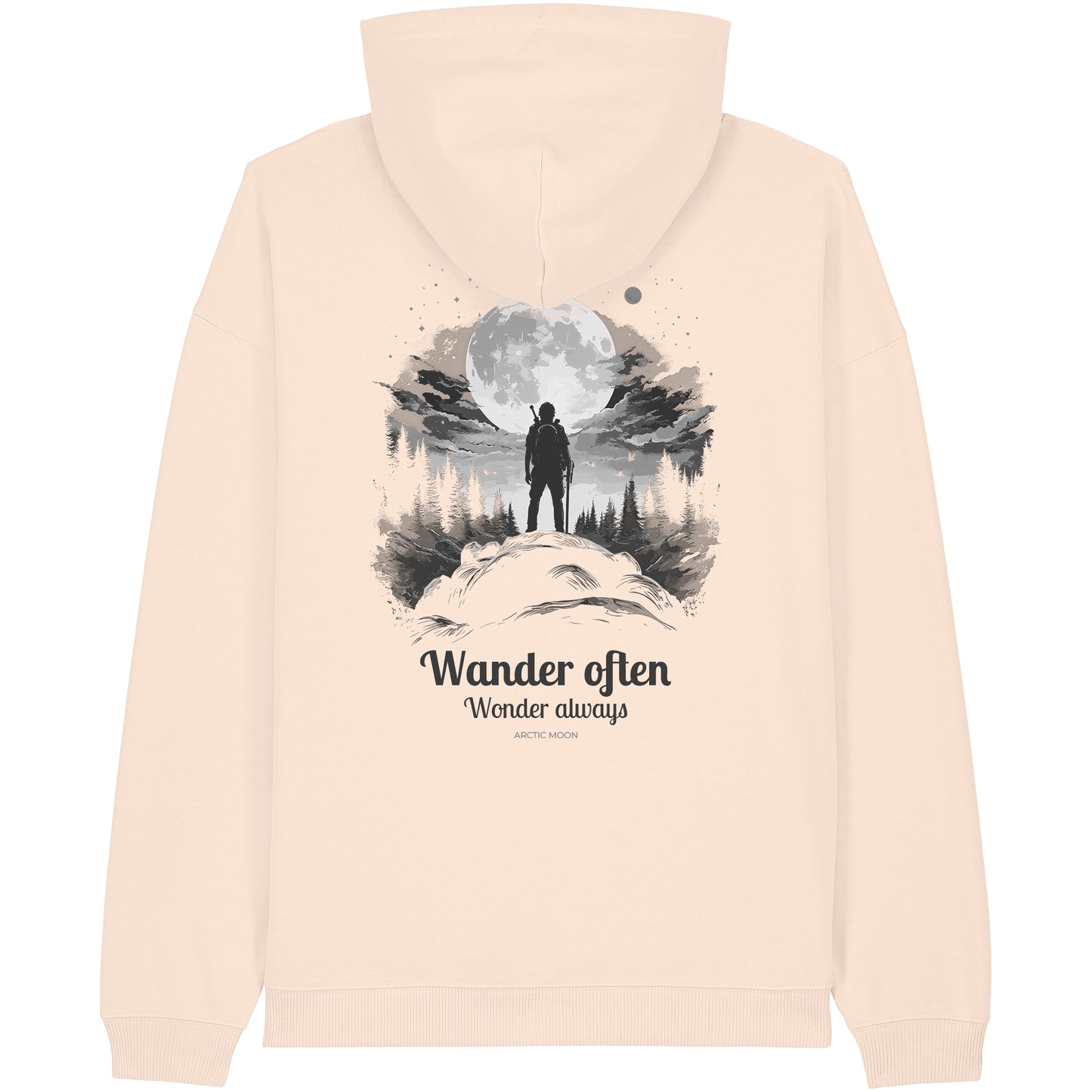 Oversized hoodie - Wander often