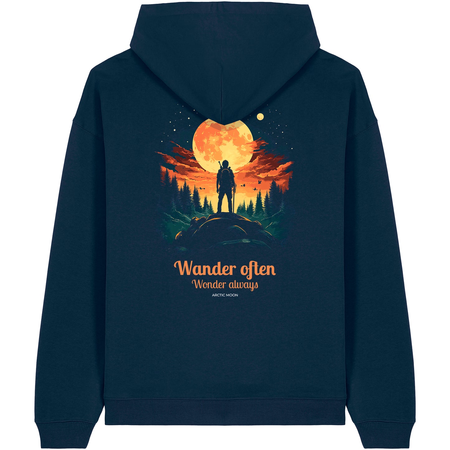 Oversized hoodie - Wander often