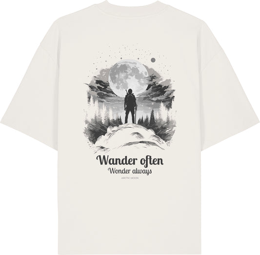 Oversized t-shirt heavy - Wander often