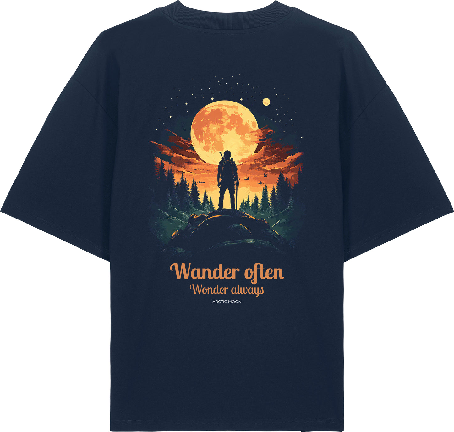 Oversized t-shirt heavy - Wander often
