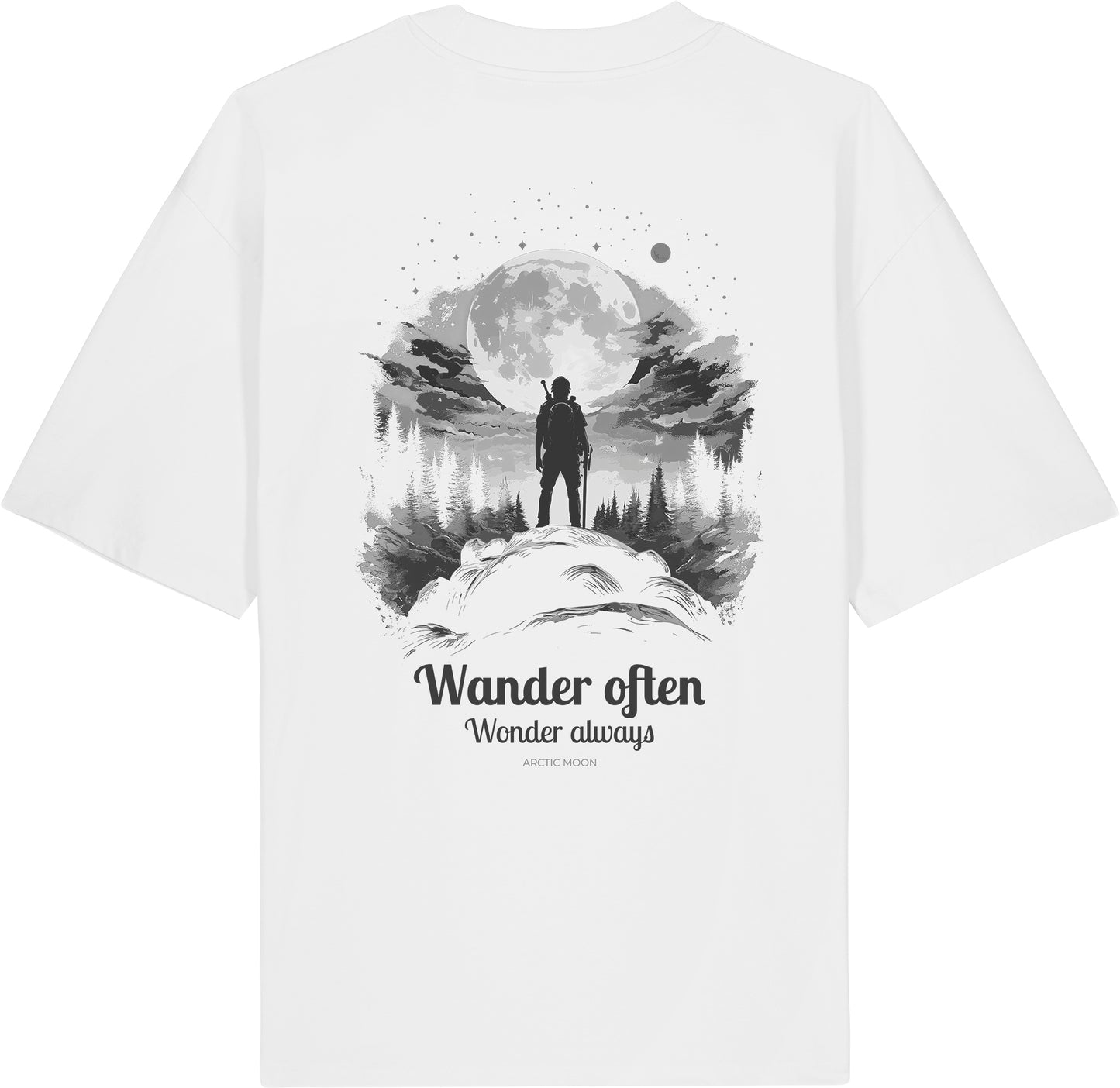 Oversized t-shirt - Wander often