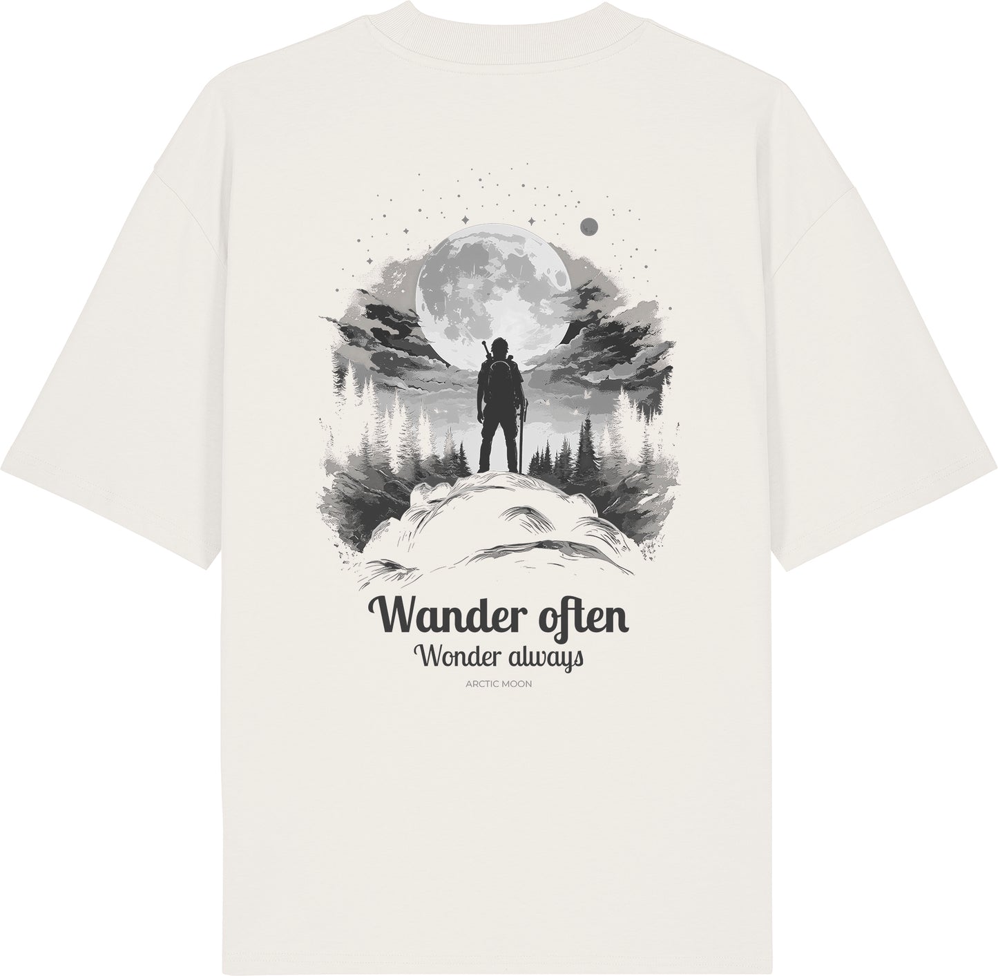 Oversized t-shirt - Wander often