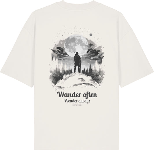 Oversized t-shirt - Wander often