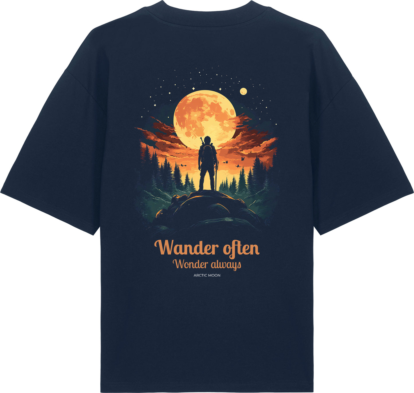 Oversized t-shirt - Wander often