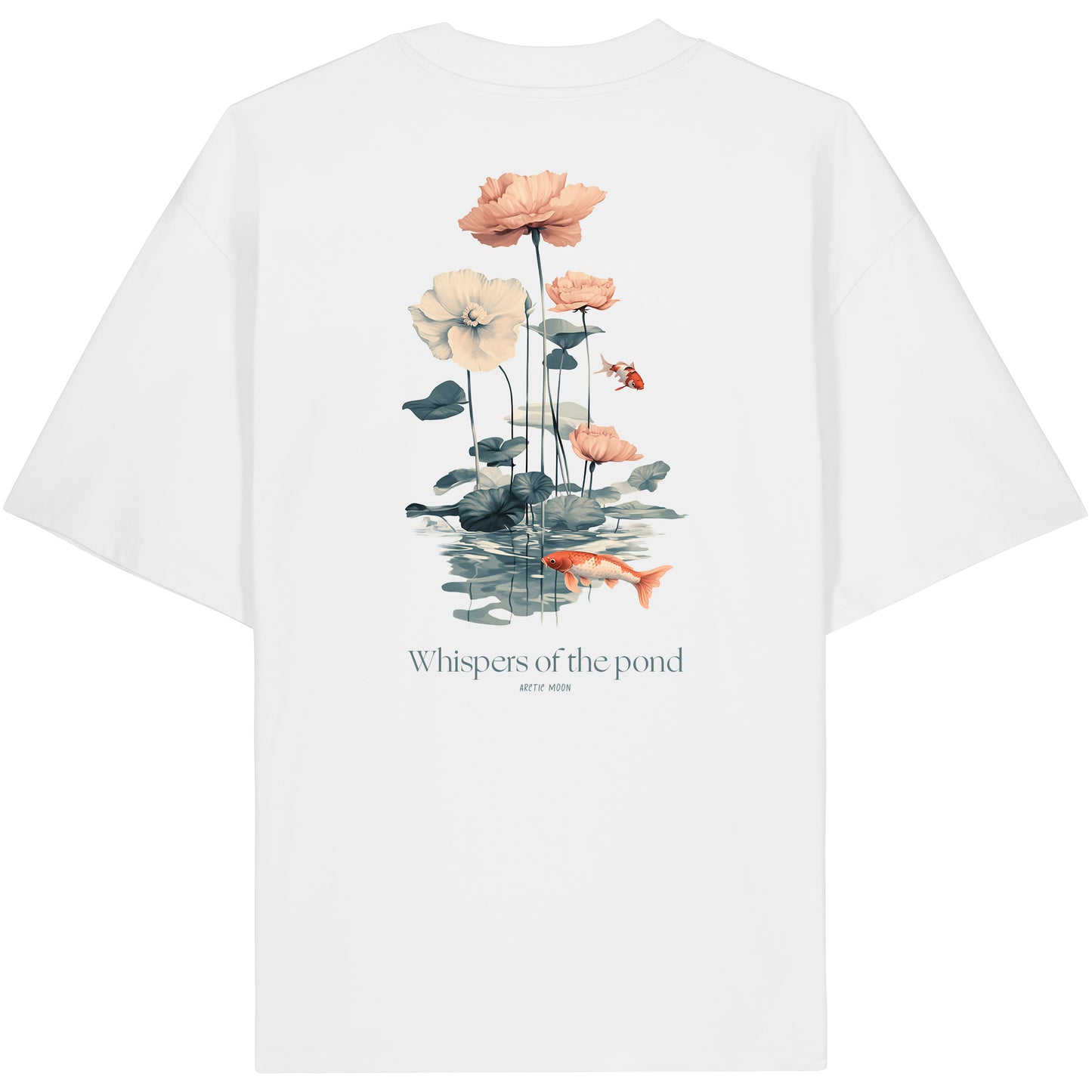 Oversized t-shirt heavy - Whispers of the pond