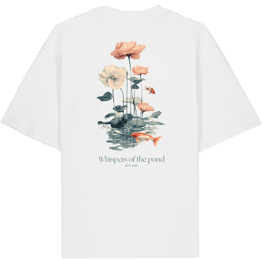 Oversized t-shirt heavy - Whispers of the pond