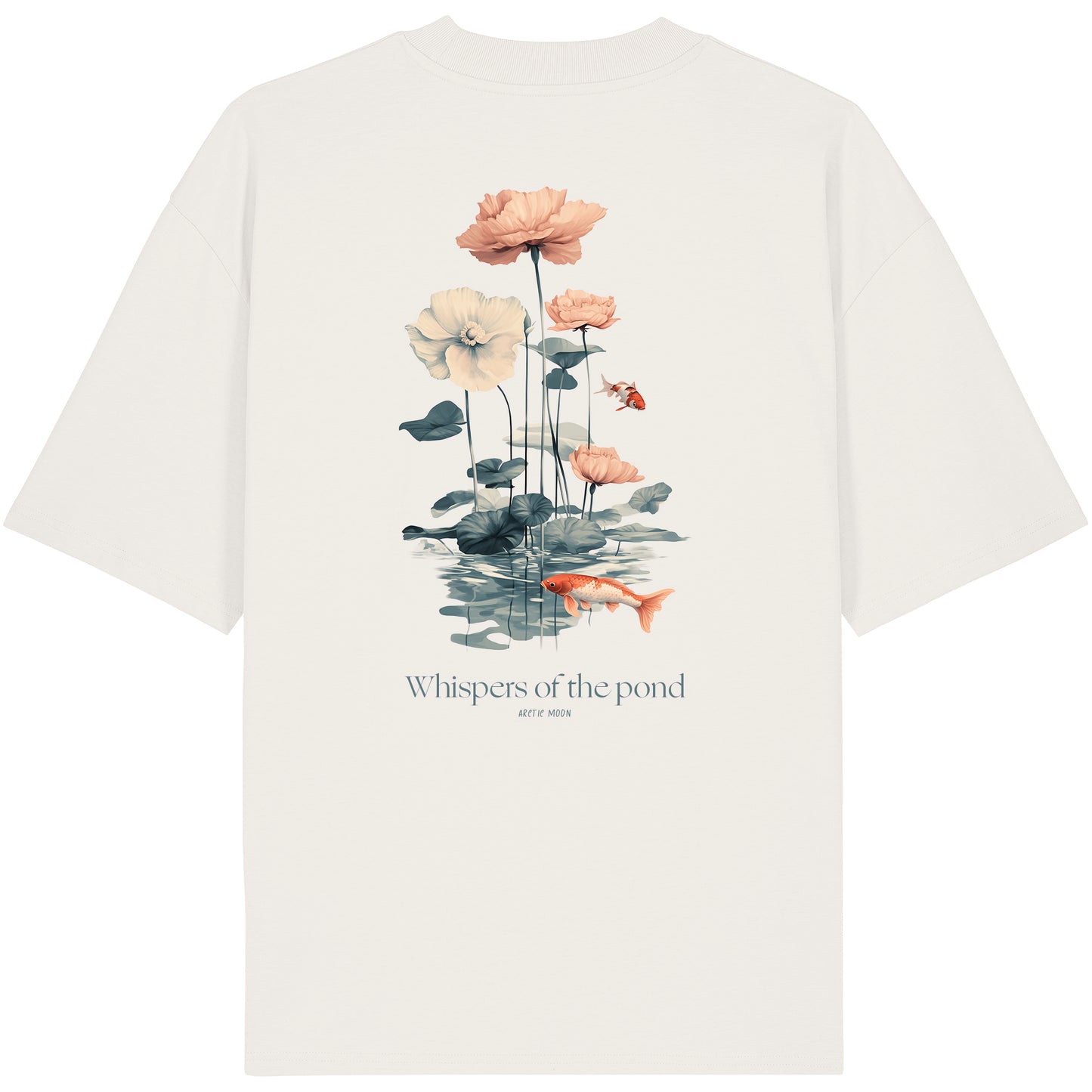 Oversized t-shirt - Whispers of the pond